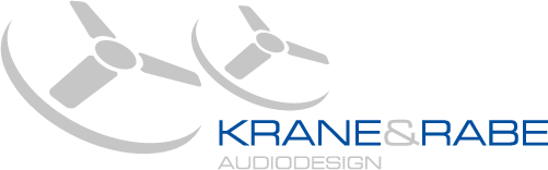 Firmenlogo des Audiodesign-Studios Krane und Rabe