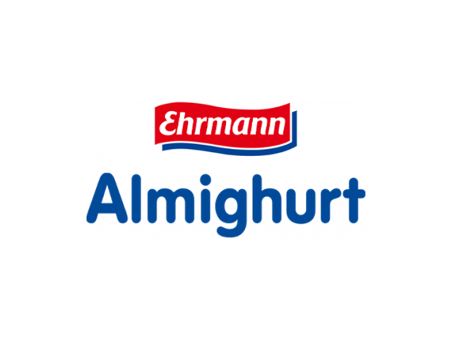 Logo der Joghurtmarke Almighurt von Ehrmann